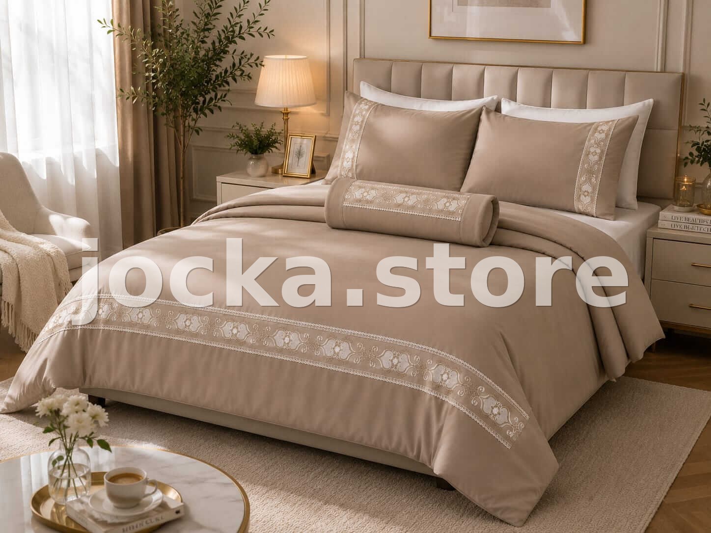 Jocka Classic – Cotton Bedding Set 🤍🤎