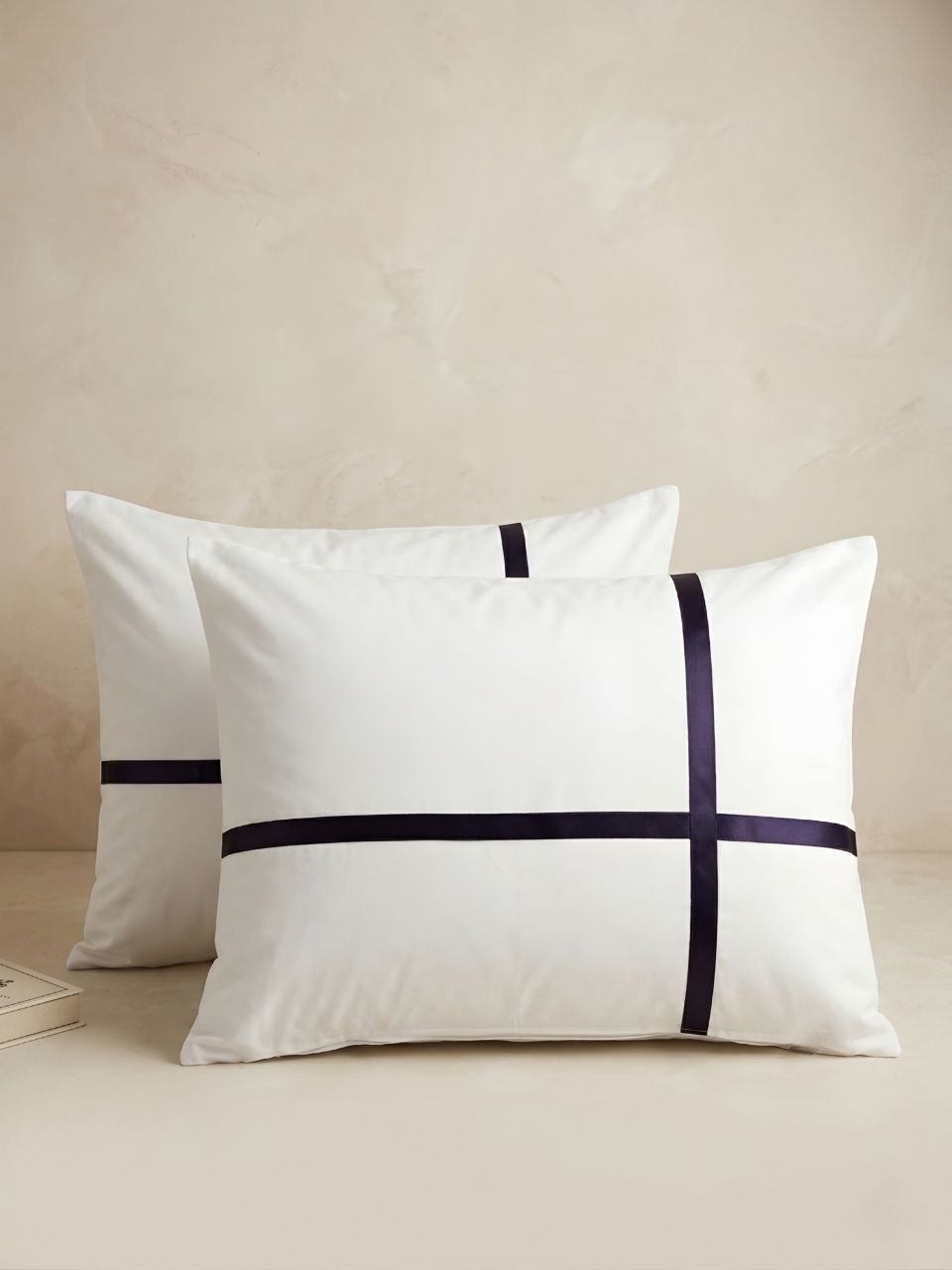 Purple Cross Line Pillow