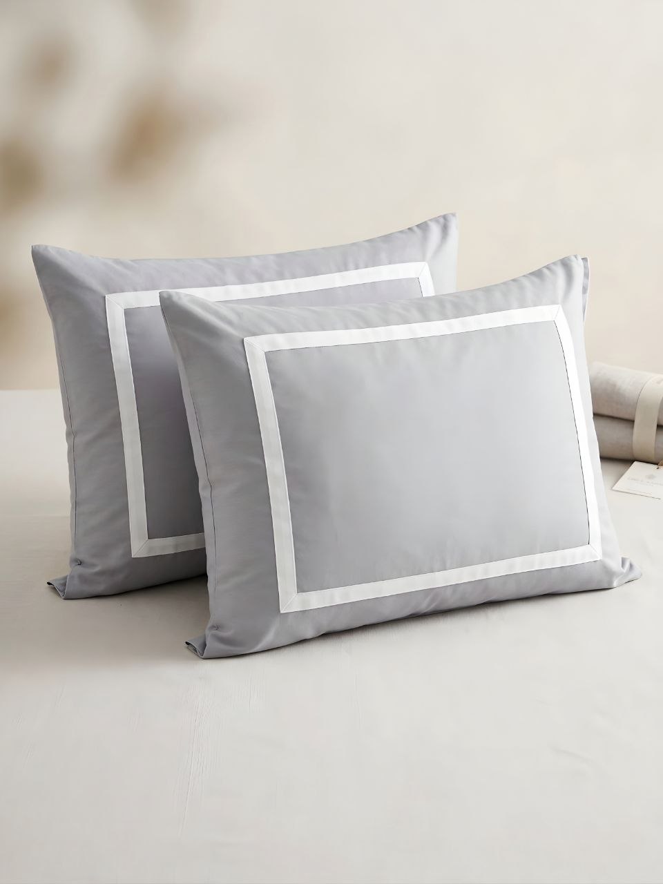 Grey Frame Pillow 🩶🤍