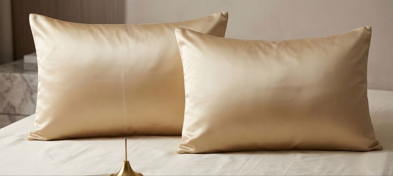 Royal Gold Satin Pillow