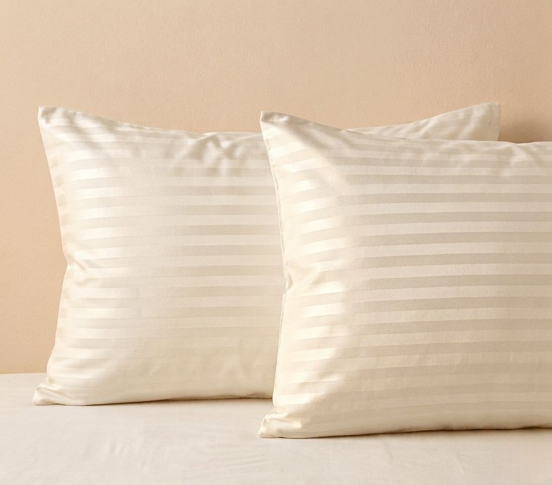 Off White Stripe Pillow