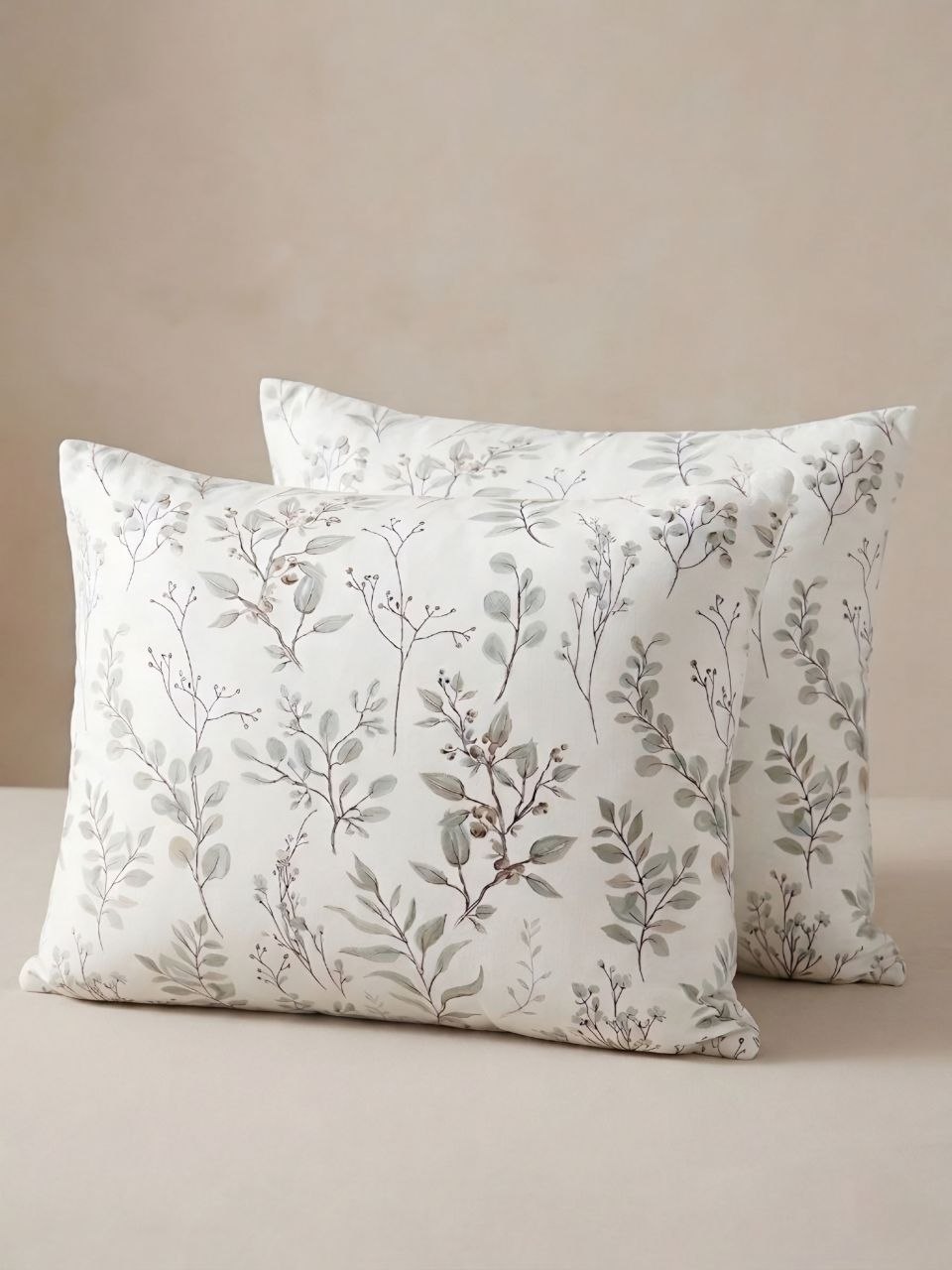 Muted Leaves Pillow