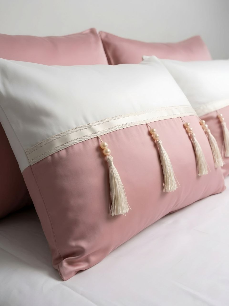Modern Boho Blush Pillow – Soft Cotton Edition ✨