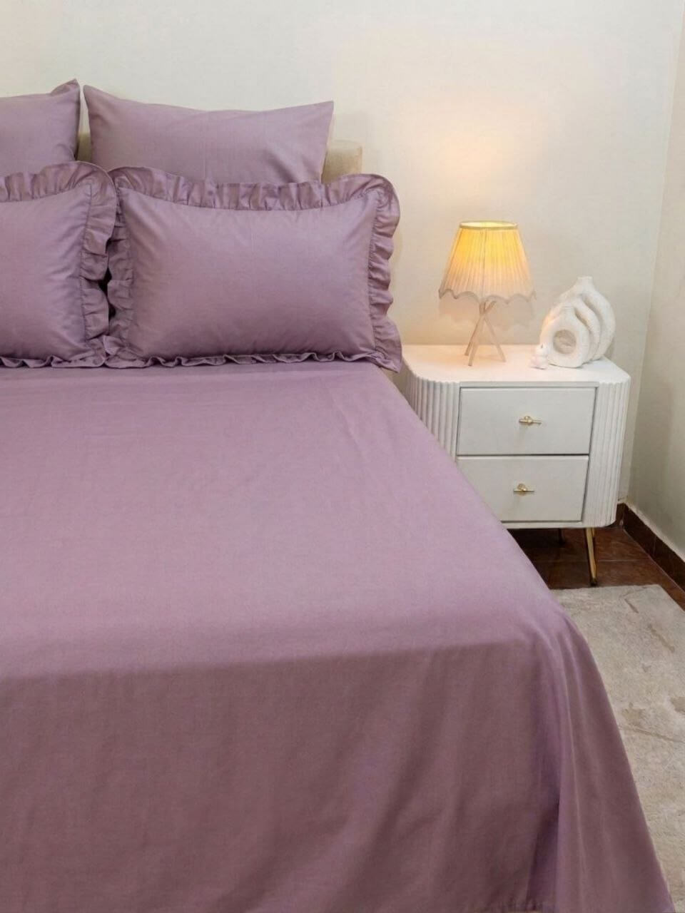 Lavender Ruffle Bed Sheets