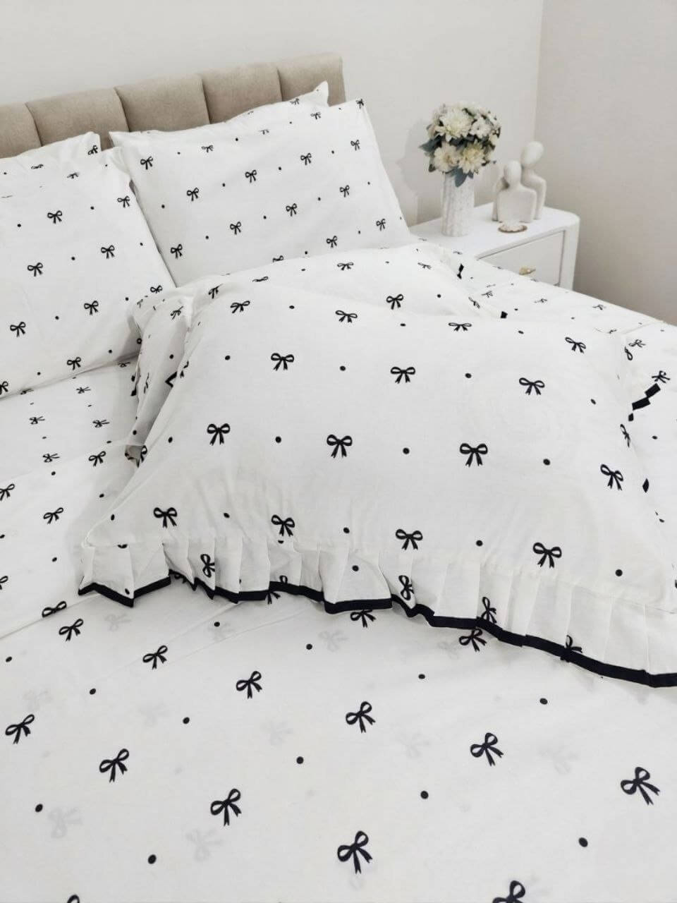 Coquette Bow Ruffle Bed Sheets ✨🎀