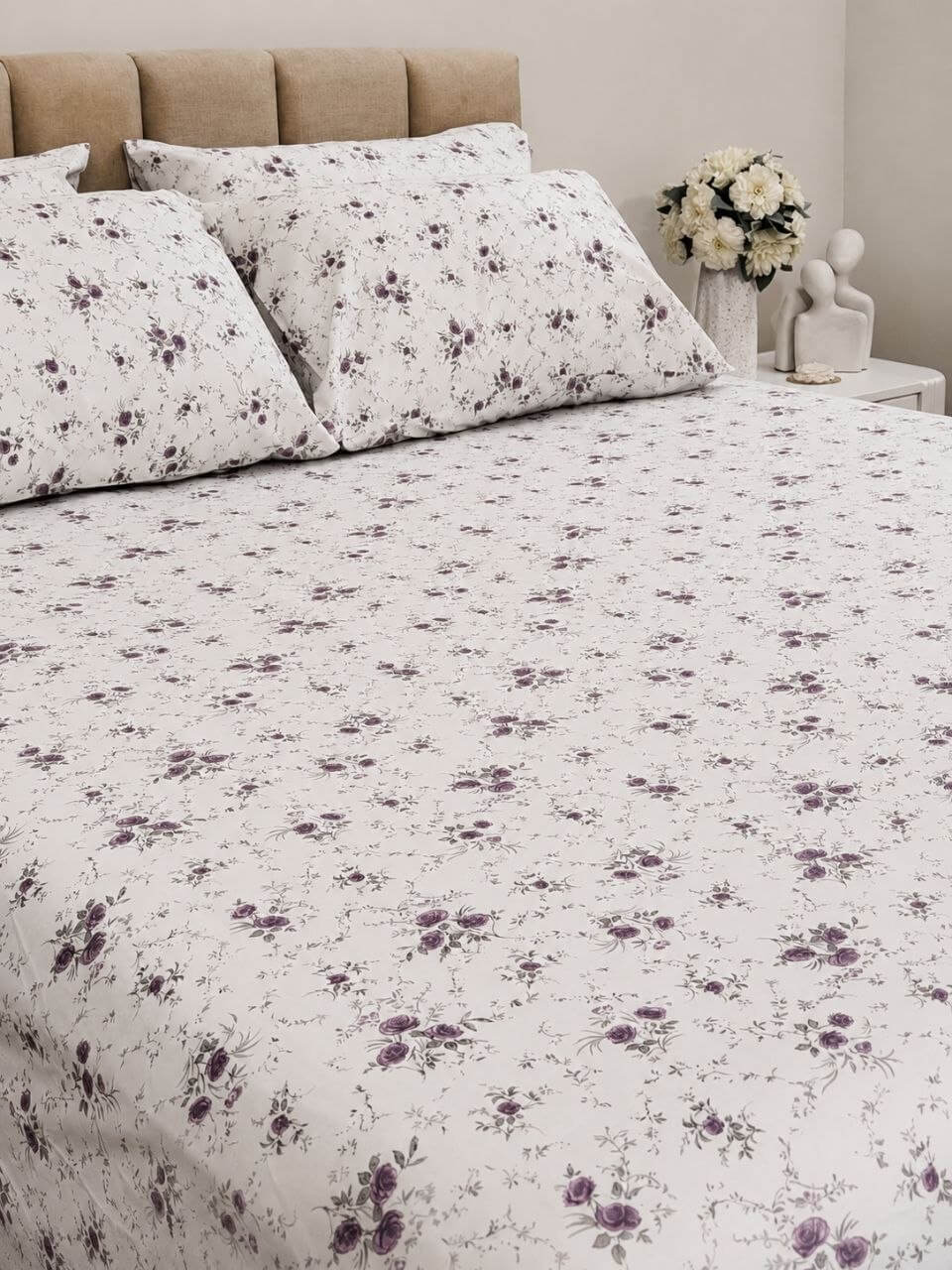 Petit Lavender Floral Bed Sheets