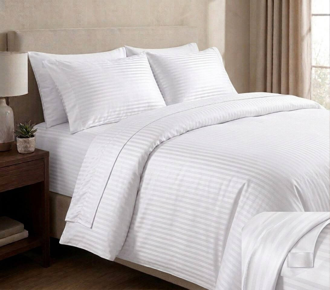 White Stripe Duvet Cover