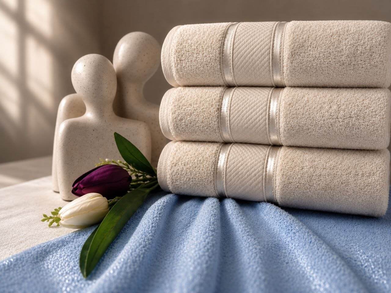 Premium Cotton Towel - off white
