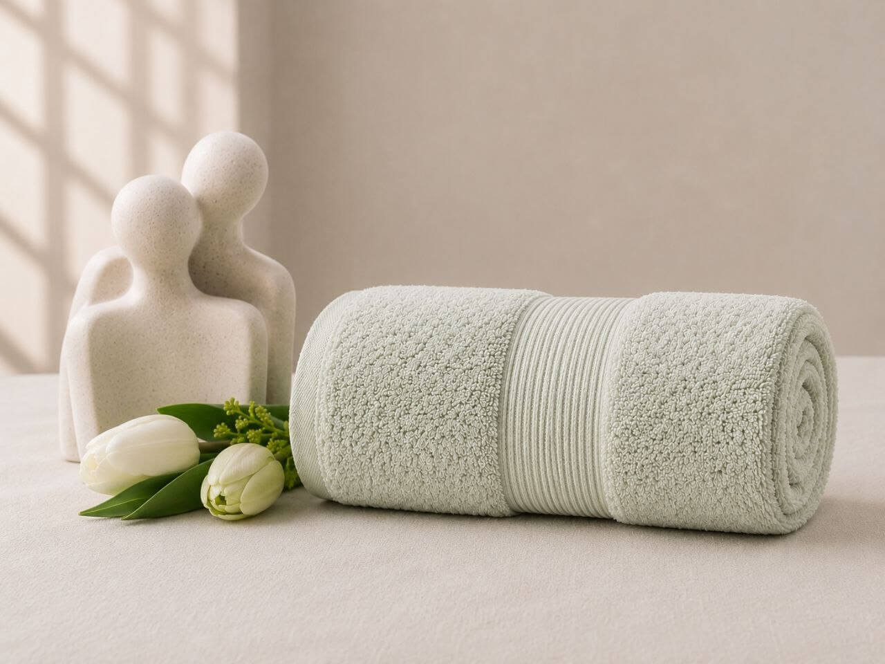 Premium Cotton Towel – 70×140 cm - Mint