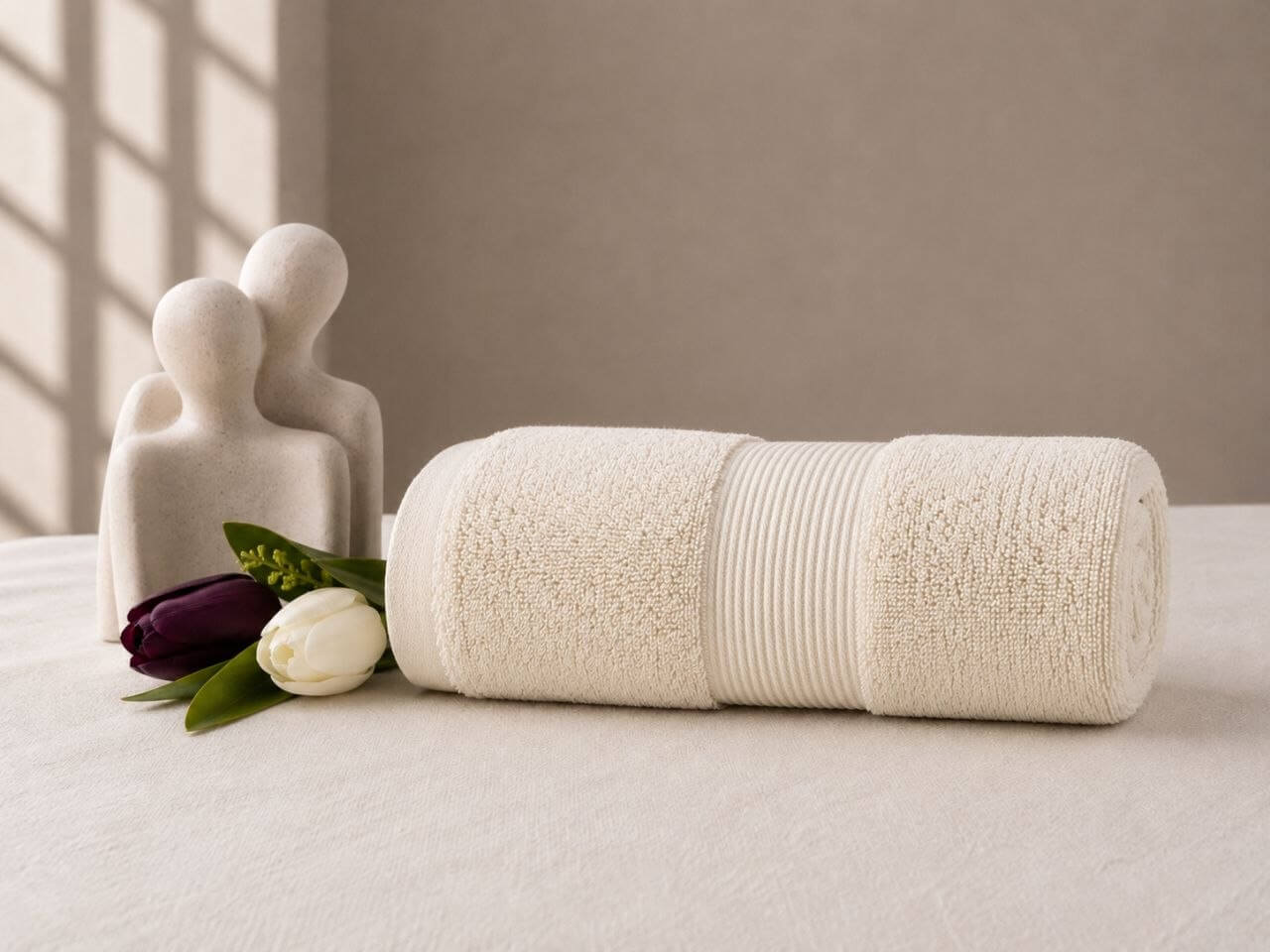 Premium Cotton Towel – 70×140 cm -off white